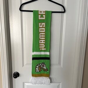 Green Horse Pattern Vamos Caballeros Scarf